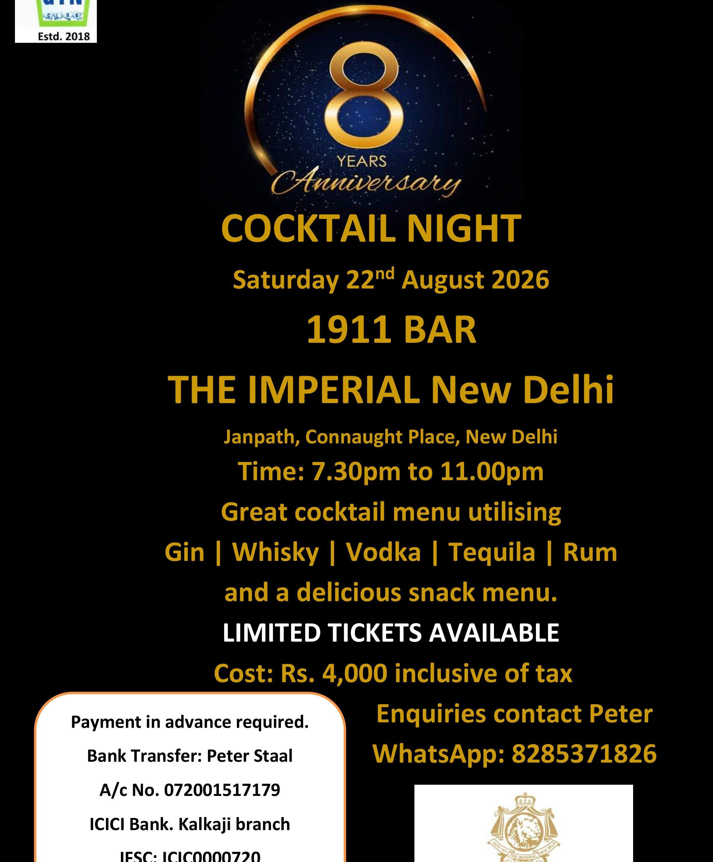 Delhi Gin Club Meeting